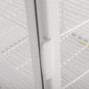 Valge positiivne jahutusvitrine 2 kumerat ust 86 L - Polar
