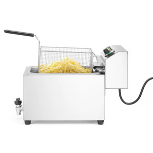 Friteerimismasin äravoolukraaniga - 10 L - HENDI