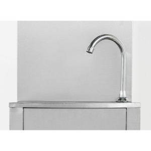 Jalglülitiga kätepesujaam prügikastiga, seebi- ja paberihoidik - Dynasteel