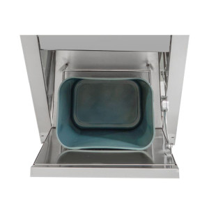 Jalglülitiga kätepesujaam prügikastiga, seebi- ja paberihoidik - Dynasteel