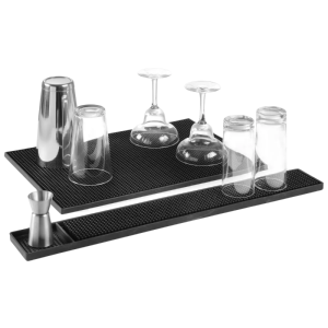 Must kummist baarimatt - 300x150 mm