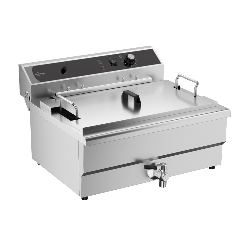 Professionaalne fritüür tühjendusventiiliga - 25 L - CombiSteel Professionaalne fritüür tühjendusventiiliga - 25 L - CombiSteel