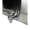 Professionaalne fritüür tühjendusventiiliga - 25 L - CombiSteel