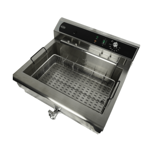 Professionaalne fritüür tühjendusventiiliga - 25 L - CombiSteel