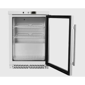 Mini klaasustega külmik 170 L 0/+8 °C - Dynasteel