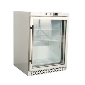 Mini klaasustega külmik 170 L 0/+8 °C - Dynasteel