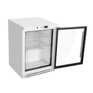 Mini Glass Door Refrigerated Cabinet 170 L 0/+8 °C - Dynasteel
