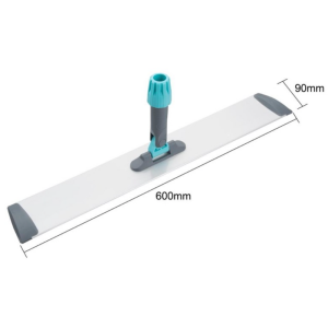 Flat White Aluminum Broom Head - 600 mm