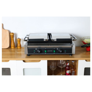 Double Grooved Plate Contact Grill - Buffalo
