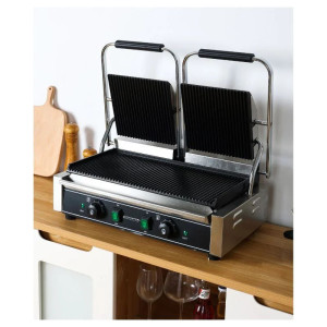 Double Grooved Plate Contact Grill - Buffalo