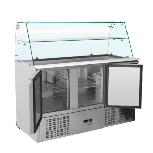 Saladette Külmik 3 Ust - 368 L - Dynasteel