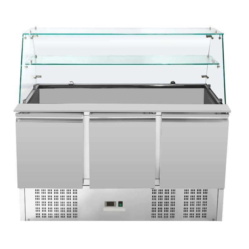 Saladette Külmik 3 Ust - 368 L - Dynasteel Saladette Külmik 3 Ust - 368 L - Dynasteel