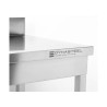 Inoxlaud Dynasteel: Sügavus 700 mm, Pikkus 800 mm