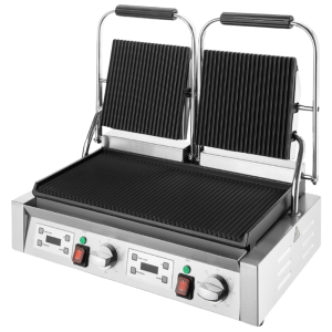 Double Grooved Plate Contact Grill - Buffalo