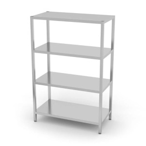 4-tasandilised hoiuriiulid 1200 x 600 mm - HENDI
