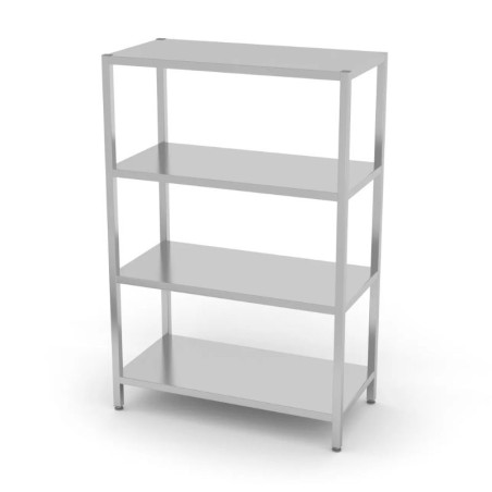 4-tasandilised hoiuriiulid 1200 x 600 mm - HENDI