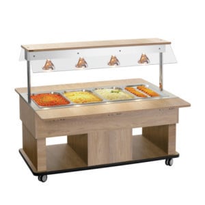 Chariot Buffet Chaud Enfant - 4 x GN 1/1