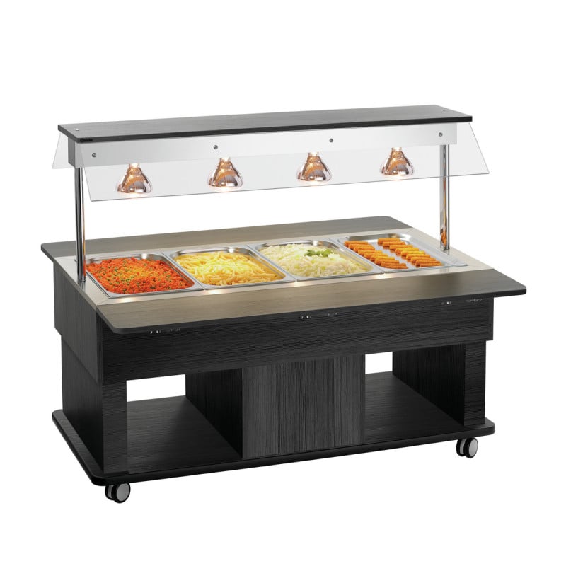 Chariot Buffet Chaud Enfant - 4 x GN 1/1 Chariot Buffet Chaud Enfant - 4 x GN 1/1
