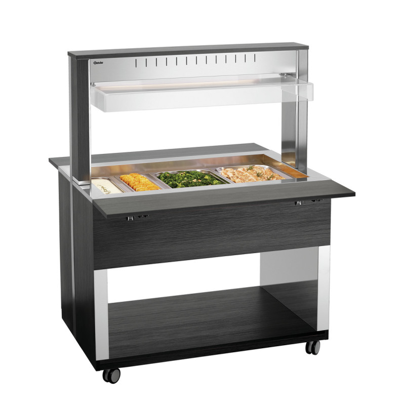 Chariot Buffet Chaud - 3 x GN 1/1 Chariot Buffet Chaud - 3 x GN 1/1