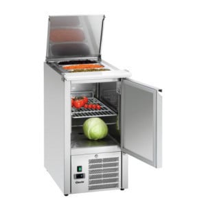 Saladette külmik 1 uksega - 1 GN 1/1