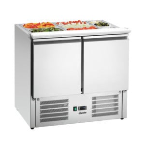 Külmsalatilaud 2 uksega - 2 x GN 1/1 ja 3 x GN 1/6