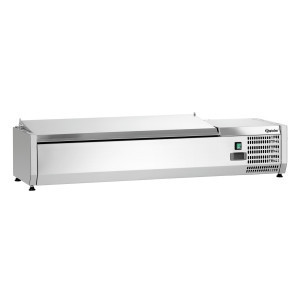 Saladette Roostevabast Terasest - 3 x GN 1/3 + 1 x GN 1/2