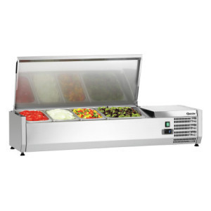 Saladette Roostevabast Terasest - 3 x GN 1/3 + 1 x GN 1/2