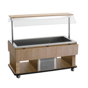 Laste kuum buffetkäru - 4 x GN 1/1