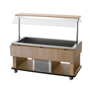 Laste kuum buffetkäru - 4 x GN 1/1