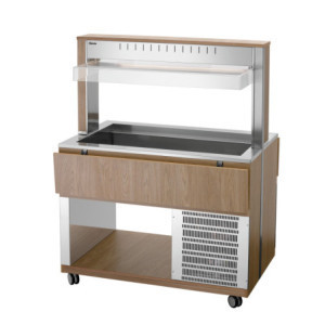 Chariot Buffet Chaud - 3 x GN 1/1