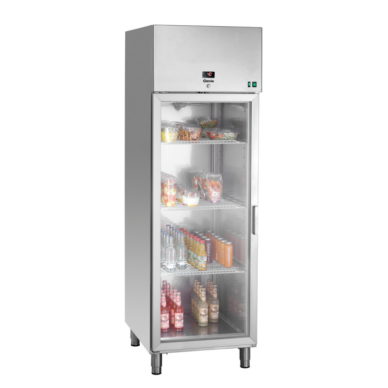 Armoire Réfrigérée Positive Vitrée Inox - 461 L - Bartscher Armoire Réfrigérée Positive Vitrée Inox - 461 L - Bartscher