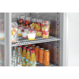 Armoire Réfrigérée Positive Vitrée Inox - 461 L - Bartscher
