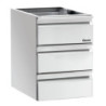 Colonne Tiroirs 3 x GN 1/1 Table de Travail - Bartscher