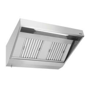 Hotte Murale avec Moteur et Eclairage - L 1400 x P 900 mm - Bartscher