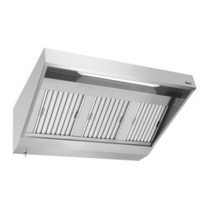 Wall-Mounted Hood with Motor and Lighting - L 1500 x D 900 mm - Bartscher