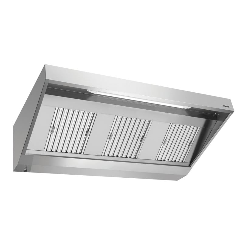 Wall-Mounted Hood with Motor and Lighting - L 1800 x D 900 mm - Bartscher Wall-Mounted Hood with Motor and Lighting - L 1800 x D 900 mm - Bartscher