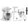 Valge KitchenAid mikser koos tarvikutega - 4,28 L - Bartscher