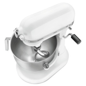 KitchenAid valge mikser - 6,9 L - Bartscher