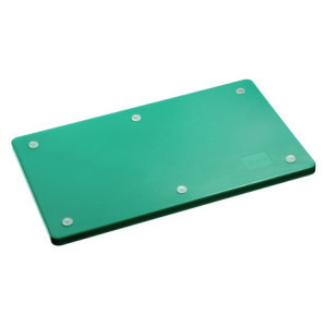Lõikelaud 530 x 325 mm - Roheline - 20 mm paksune - Bartscher