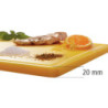 Lõikelaud 530 x 325 mm - Kollane - 20 mm paksune - Bartscher