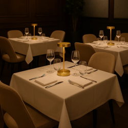 Touch LED Table Lamp - Standy Mini Gold - Ubiqua