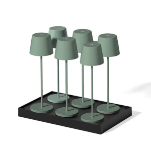 Kelly Olive LED Puutetundlik Laualamp Laadimisalusega - Komplekt 6 - Lumisky