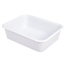 Rectangular Divider Bin 20L White - Gilac