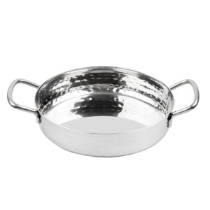 Plat Inox Martelé Laua Esitlus 150mm - Gastronoble