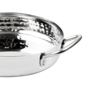 Plat Inox Martelé Laua Esitlus 150mm - Gastronoble