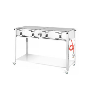 Kõrge mahutavusega gaasigrill Grill-Master Quattro - Kaubamärk HENDI