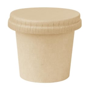 Fiesta Recyclable Paper Lids for Sauce Pots - Pack of 1000 - Gastronoble