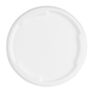 Compostable Bagasse Fiesta Lids for 750/900 ml Bowls - Pack of 50 - Gastronoble