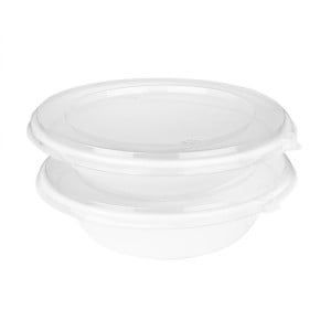 Bolsid Poké jaoks Bagasse Fiesta komposteeritav 682ml - Komplekt 50 - Gastronoble