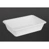 Komposteeritavad bagassist toidukonteinerid 650 ml - Komplekt 100 - Gastronoble